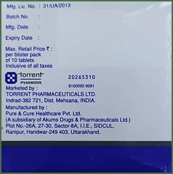 Xilingio M 10mg/5mg/1000mg Tablet ER