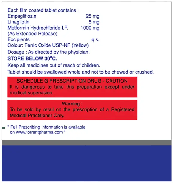 Xilingio M 25mg/5mg/1000mg Tablet ER