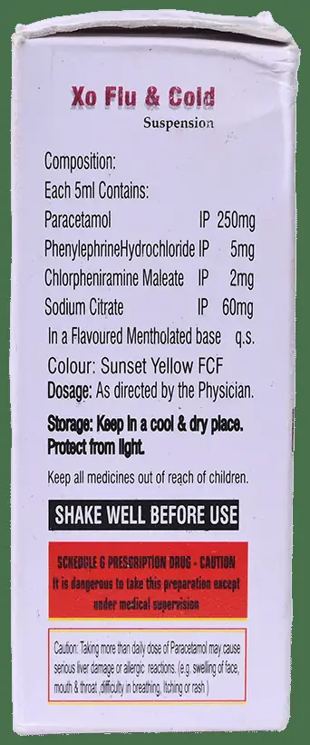 XO Flu & Cold Oral Suspension