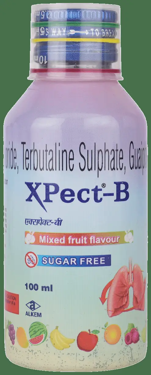 Xpect-B Expectorant Mixed Fruit Sugar Free