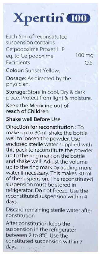 Xpertin 100 Powder for Oral Suspension