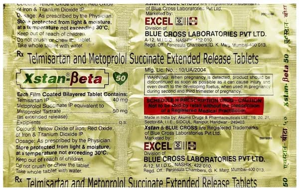 Xstan Beta 50 Tablet ER