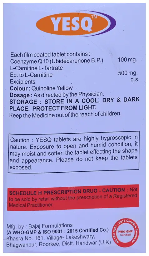 Yesq Tablet