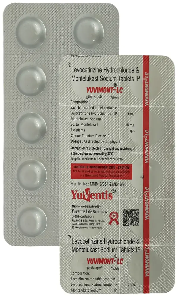 Yuvimont LC 5mg/10mg Tablet