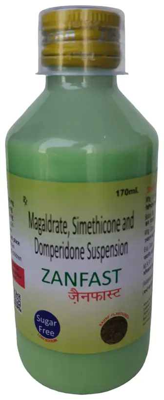 Zanfast Oral Suspension Saunf Sugar Free
