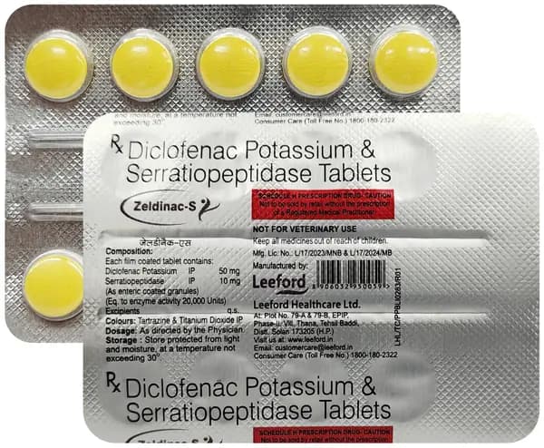 Zeldinac S 50mg/10mg Tablet