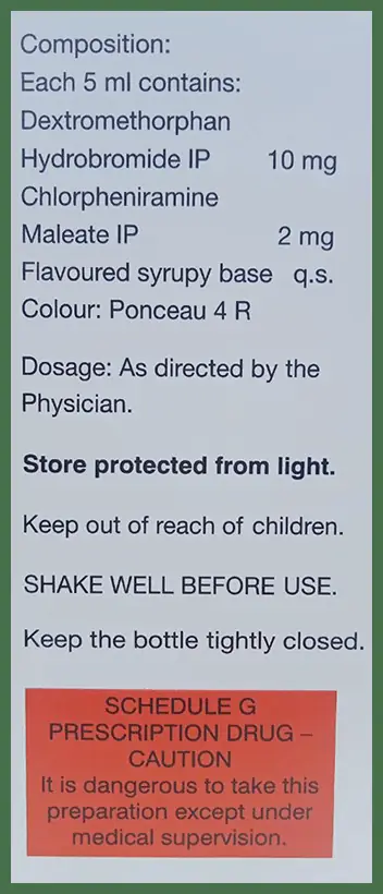 Zerotuss-D Syrup Sugar Free