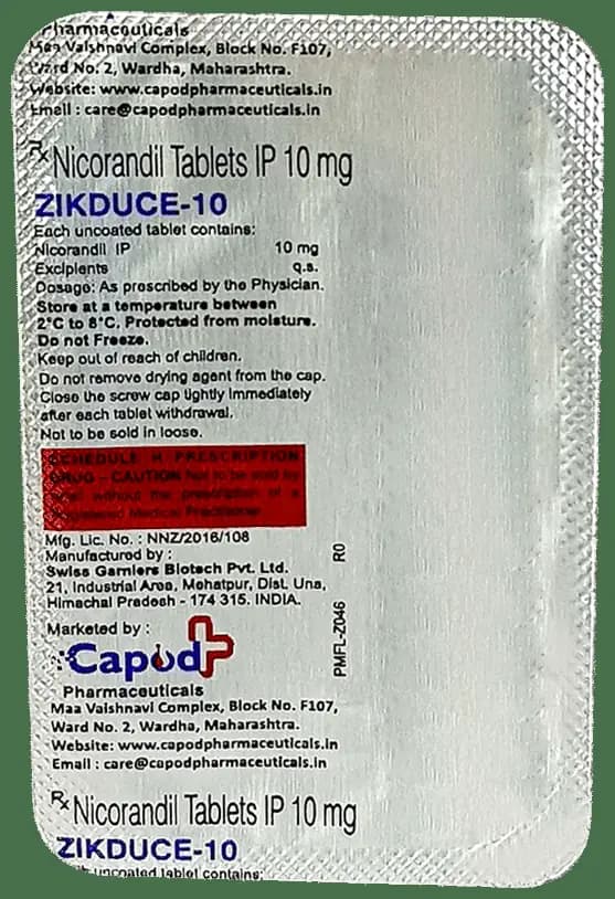 Zikduce 10 Tablet