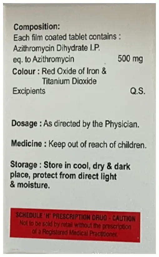 Zithrocret 500 Tablet