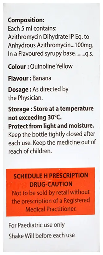 Zitobet 100 Oral Suspension Banana