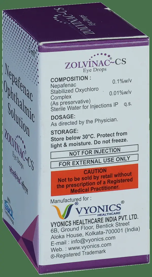Zolvinac-CS Eye Drop