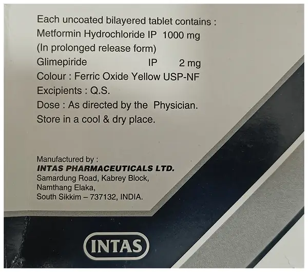 Zoryl M2 Forte Tablet PR