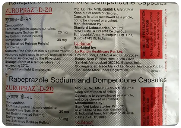 Zuropraz-D 20 Capsule SR