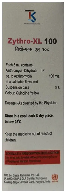 Zythro-XL 100 Oral Suspension Orange