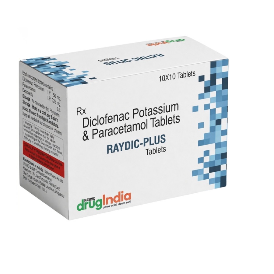 Raydic Plus pack — Diclofenac + Paracetamol