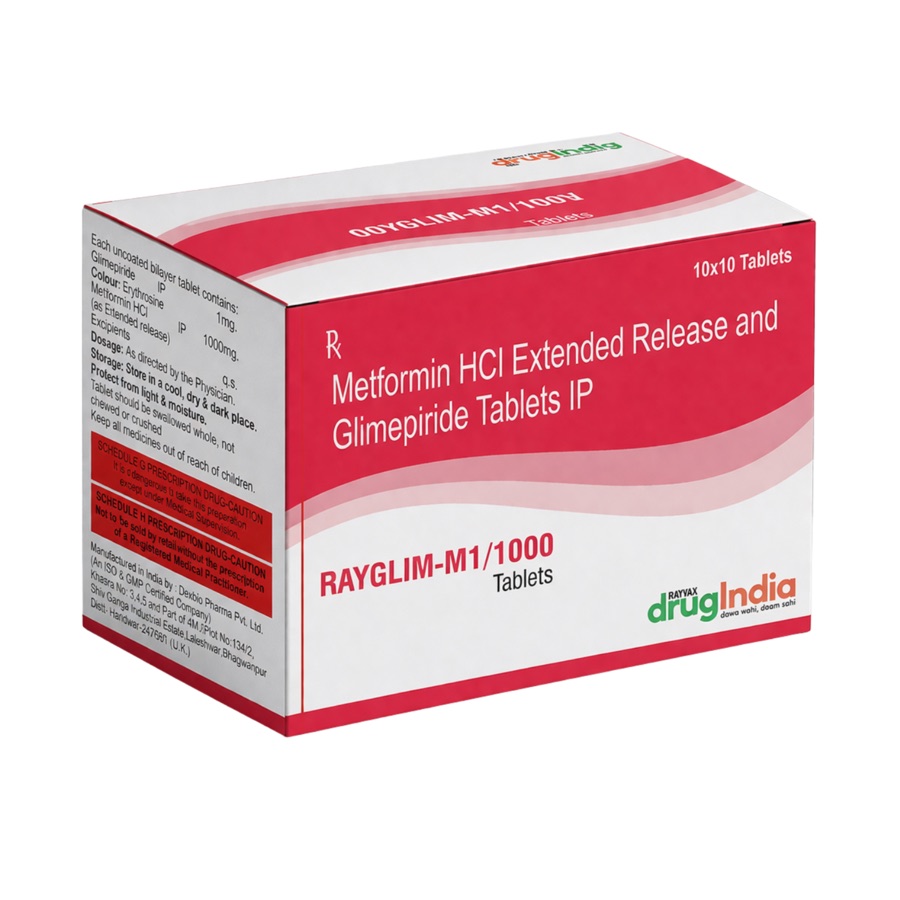 Rayglim M 1/1000 Tablet pack